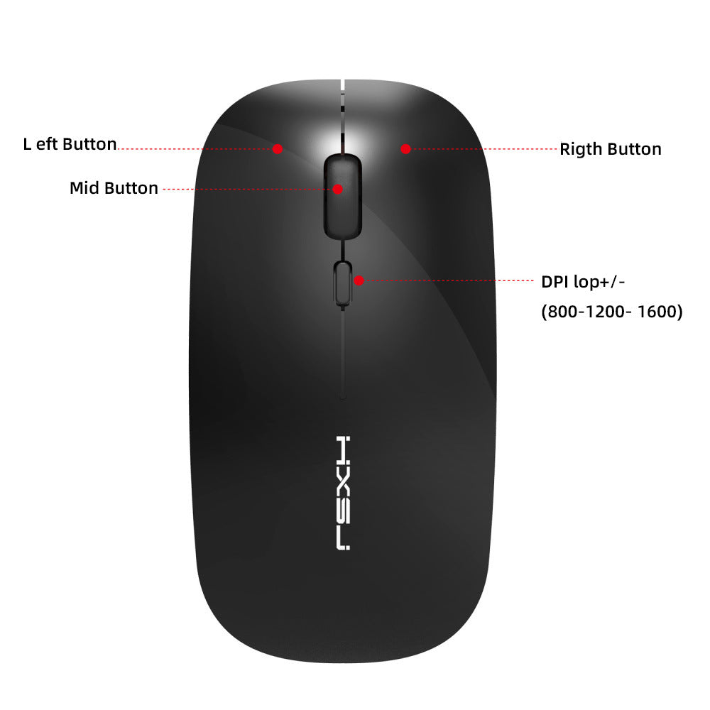 M60 Rechargeable Wireless Silent Mouse for Office Use