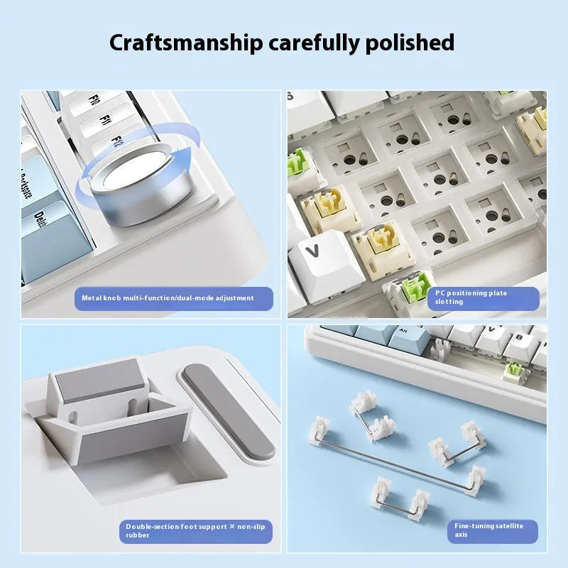F75 Wireless Tri-Mode Mechanical Keyboard – Gasket Mount, Hot-Swap