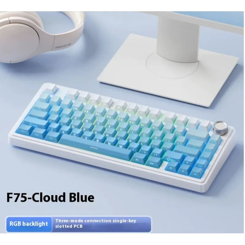 F75 Wireless Tri-Mode Mechanical Keyboard – Gasket Mount, Hot-Swap