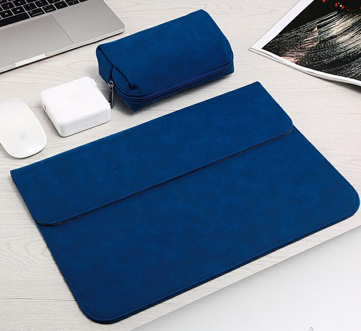 Frosted PU Leather Laptop Sleeve – 11" to 16"