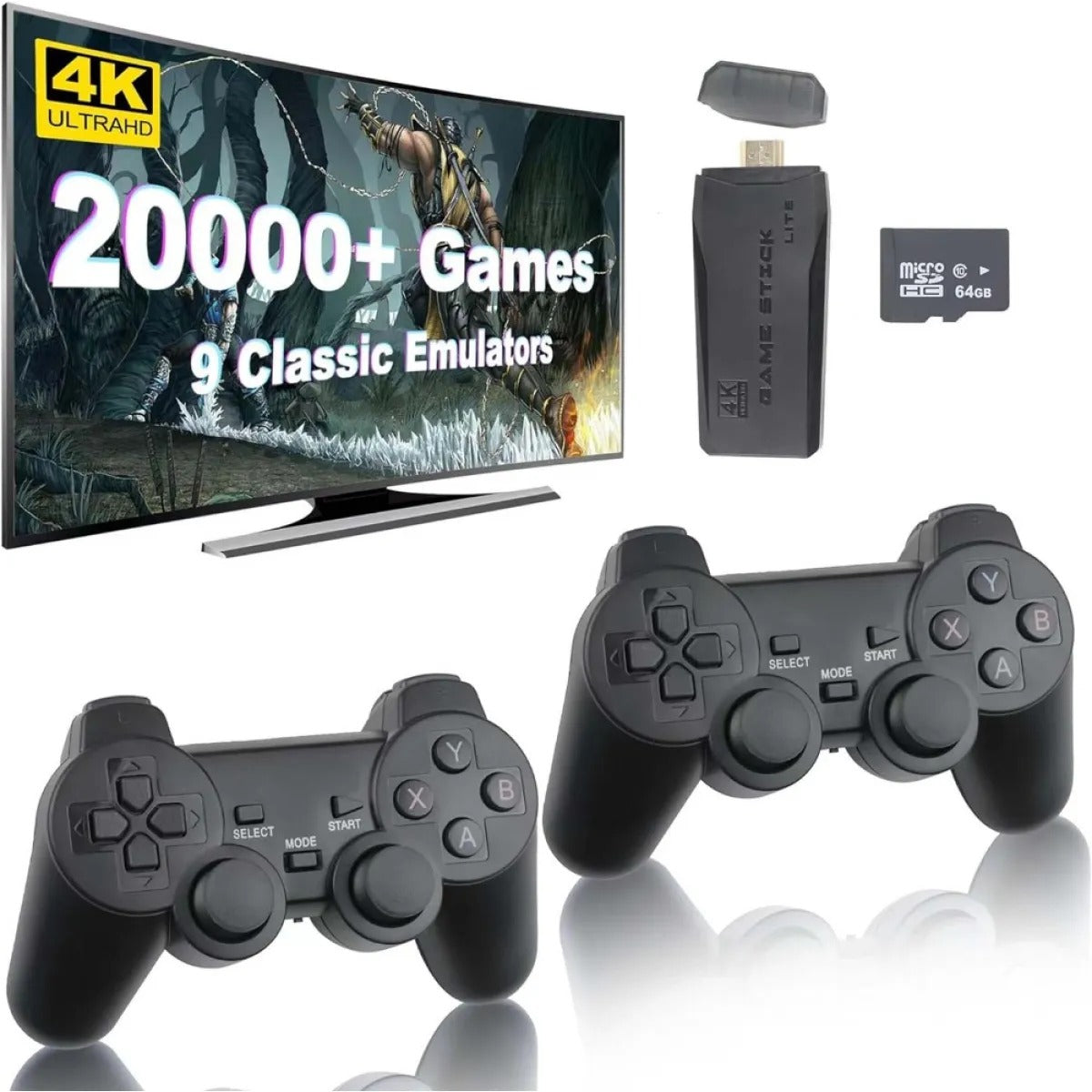 M8 Mini Game Console – Wireless, 64G SD
